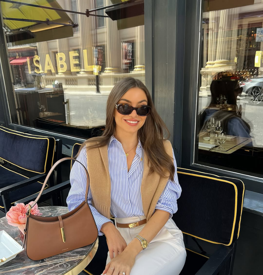 Classic Blue Striped Cotton Shirt