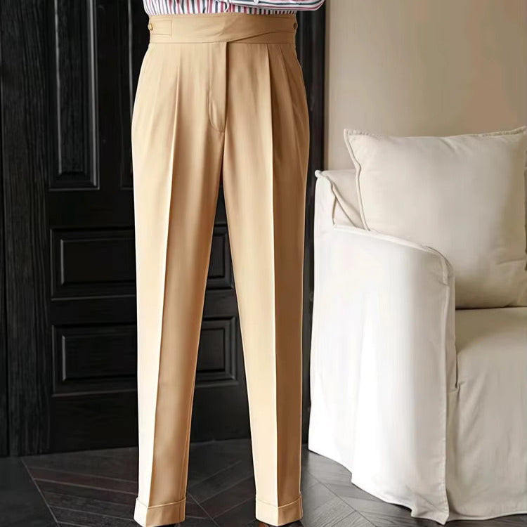 Classic Gurkha High-Waisted Trousers