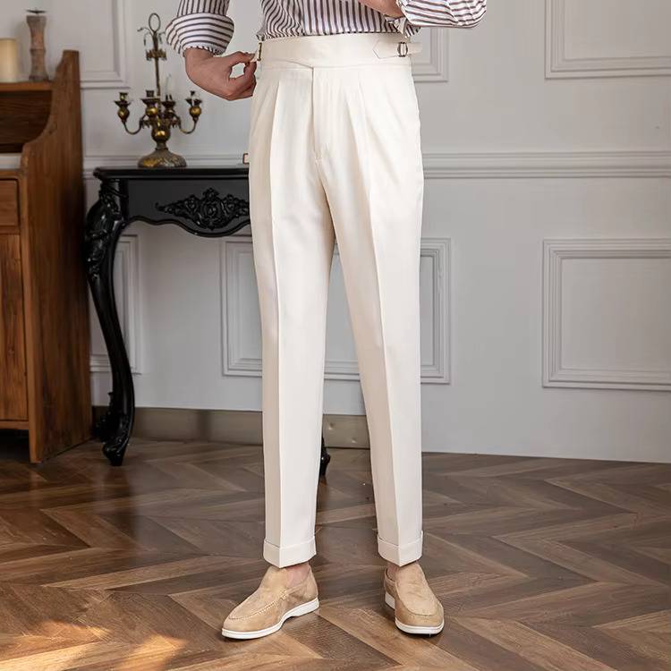 Classic Gurkha High-Waisted Trousers